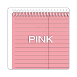 TOPS Prism Steno Pads, Gregg Rule, Pink Cover, 80 Pink 6 x 9 Sheets, 4/Pack view 1