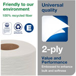 Tork Toilet Paper Roll White T24 - Toilet Paper Roll White T24, Universal, 2-Ply, 96 x 500 sheets, TM1616S view 4