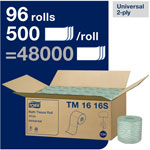 Tork Toilet Paper Roll White T24 - Toilet Paper Roll White T24, Universal, 2-Ply, 96 x 500 sheets, TM1616S view 5