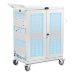 Tripp Lite UV Sterilization and Charging Cart, For 32 Devices, 34.8 x 21.6 x 42.3, White orginal image