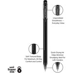 Uni-Ball Jetstream 101 Roller Ball Pen, Stick, Bold 1 mm, Black Ink, Black Barrel, Dozen view 4