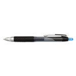Uni-Ball Signo 207 Retractable Gel Pen, 0.7mm, Blue Ink, Smoke/Black/Blue Barrel, Dozen view 1