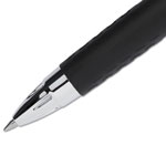 Uni-Ball Signo 207 Retractable Gel Pen, 0.7mm, Blue Ink, Smoke/Black/Blue Barrel, Dozen view 2