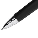 Uni-Ball Signo 207 Retractable Gel Pen, Micro 0.5mm, Black Ink, Smoke/Black Barrel, Dozen view 4