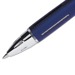 Uni-Ball Jetstream Retractable Ballpoint Pen, Fine 0.7mm, Black Ink, Blue Barrel view 1