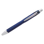 Uni-Ball Jetstream Retractable Ballpoint Pen, Fine 0.7mm, Black Ink, Blue Barrel view 2