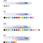 uni®-Paint Permanent Marker, Broad Chisel Tip, Blue view 3