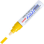 uni®-Paint Permanent Marker, Broad Chisel Tip, Yellow view 2