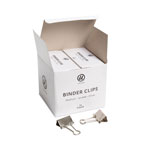 U Brands Binder Clips, Medium, Silver, 72/Pack view 2