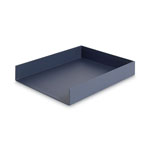 U Brands Four-Piece Desk Organization Kit, Magazine Holder/Paper Tray/Pencil Cup/Storage Bin, Navy view 5