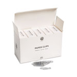 U Brands Paper Clips, Medium, Silver, 1,000/Pack view 1