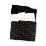 U Brands Fashion File Folders, 1/3-Cut Tabs: Assorted, Letter Size, Assorted Colors, 24/Box view 1