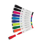 U Brands Medium Point Dry Erase Markers, Medium Chisel Tip, Assorted Colors, 10/Pack view 1