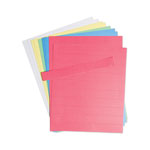 U Brands Data Card Replacement Sheet, 8.5 x 11 Sheets, Assorted, 10/Pack view 1