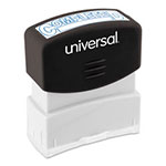 Universal Message Stamp, COMPLETED, Pre-Inked One-Color, Blue Ink view 1