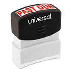 Universal Message Stamp, PAST DUE, Pre-Inked One-Color, Red view 1