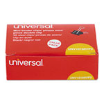 Universal Binder Clip Value Pack, Mini, Black/Silver, 36/Box view 3