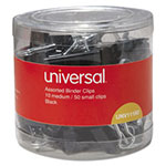 Universal Binder Clips with Storage Tub, (50) Small (0.75