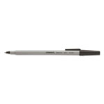 Universal Ballpoint Pen Value Pack, Stick, Medium 1 mm, Black Ink, Gray Barrel, 60/Pack view 3