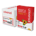Universal 30% Recycled Copy Paper, 92 Bright, 20 lb Bond Weight, 8.5 x 11, White, 500 Sheets/Ream, 5 Reams/Carton view 1