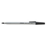 Universal Ballpoint Pen, Stick, Medium 1 mm, Black Ink, Gray Barrel, Dozen view 1
