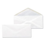 Universal Open-Side Business Envelope, #10, Monarch Flap, Gummed Closure, 4.13 x 9.5, White, 500/Box view 1