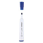 Universal Dry Erase Marker, Broad Chisel Tip, Blue, Dozen view 2
