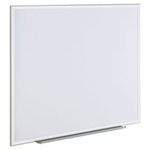 Universal Deluxe Melamine Dry Erase Board, 48 x 36, Melamine White Surface, Silver Aluminum Frame view 2