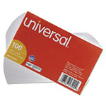 Universal Unruled Index Cards, 3 x 5, White, 100/Pack view 1