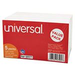 Universal Unruled Index Cards, 3 x 5, White, 500/Pack view 1