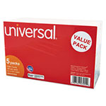Universal Ruled Index Cards, 5 x 8, White, 500/Pack view 1