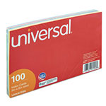 Universal Index Cards, Ruled, 5 x 8, Assorted, 100/Pack view 2