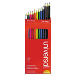 Universal Woodcase Colored Pencils, 3 mm, Assorted Lead/Barrel Colors, 24/Pack orginal image