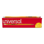 Universal Deluxe Blackstonian Pencil, HB (#2), Black Lead, Yellow Barrel, Dozen view 1