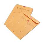Universal Light Brown Kraft String/Button Interoffice Envelope, #97, Two-Sided Five-Column Format, 10 x 13, Light Brown Kraft, 100/Box view 1