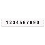 U.S. Stamp & Sign Professional Numberer, Self-Inking, Type Size 2, 10 Digits, Black view 2