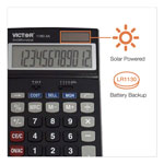 Victor 1180-3A Black 12-Digit Calculator, Cost/Sell/Margin view 1