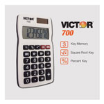 Victor 700 Pocket Calculator, 8-Digit LCD view 2