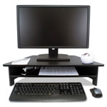 Victor High Rise Collection Monitor Stand, 27 x 11 1/2 x 6 1/2-7 1/2, Black view 1
