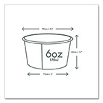 Vegware™ Soup Containers, 6 oz, 3.5