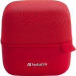 Verbatim Bluetooth Speaker System - Red - 100 Hz to 20 kHz - TrueWireless Stereo - Battery Rechargeable - 1 Pack view 4