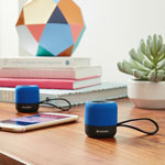 Verbatim Portable Bluetooth Speaker System - Blue - 100 Hz to 20 kHz - TrueWireless Stereo - Battery Rechargeable - 1 Pack view 5