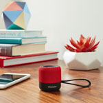 Verbatim Bluetooth Speaker System - Red - 100 Hz to 20 kHz - TrueWireless Stereo - Battery Rechargeable - 1 Pack view 2