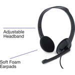 Verbatim Stereo Headset with Microphone view 3