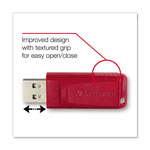 Verbatim Store 'n' Go USB Flash Drive, 16 GB, Assorted Colors, 4/Pack view 2