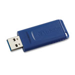Verbatim Classic USB 2.0 Flash Drive, 16 GB, Blue, 5/Pack view 1