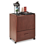 Vertiflex Products Mobile Deluxe Coffee Bar, 23w x 19d x 30.75h, Cherry view 1