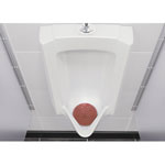 Vectair Systems Wee-Screen Urinal Screen - Lasts upto 30 Days - Splash Resistant, Flexible, Recyclable - 10 / Carton - Yellow view 3