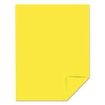 Astrobrights Color Cardstock, 65 lb, 8.5 x 11, Lift-Off Lemon, 250/Pack view 2