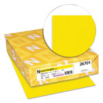 Neenah Paper Exact Brights Paper, 20lb, 8.5 x 11, Bright Yellow, 500/Ream view 1